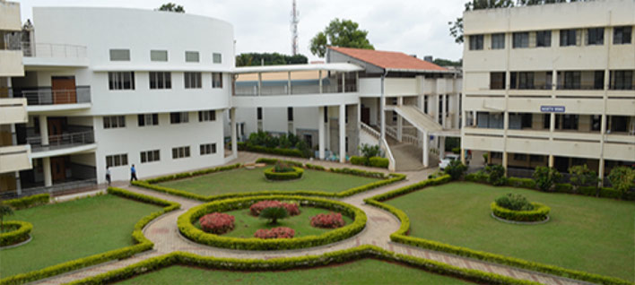 Campus infrastructure at RV College of Engineering, Bangalore, showcasing classrooms and labs essential for pursuing BTech in India and MTech in India degrees.